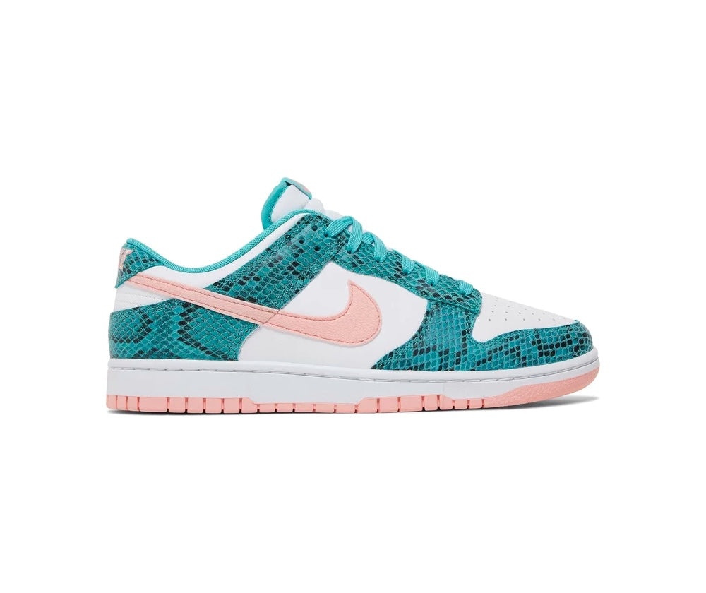 Nike Dunk Low Washed Teal Snakeskin