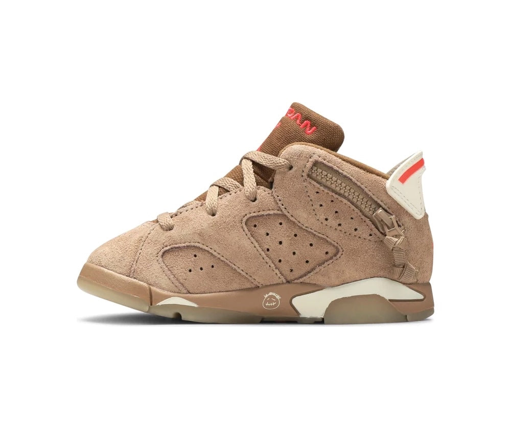 Air Jordan 6 Retro X Travis Scott British Khaki Kids