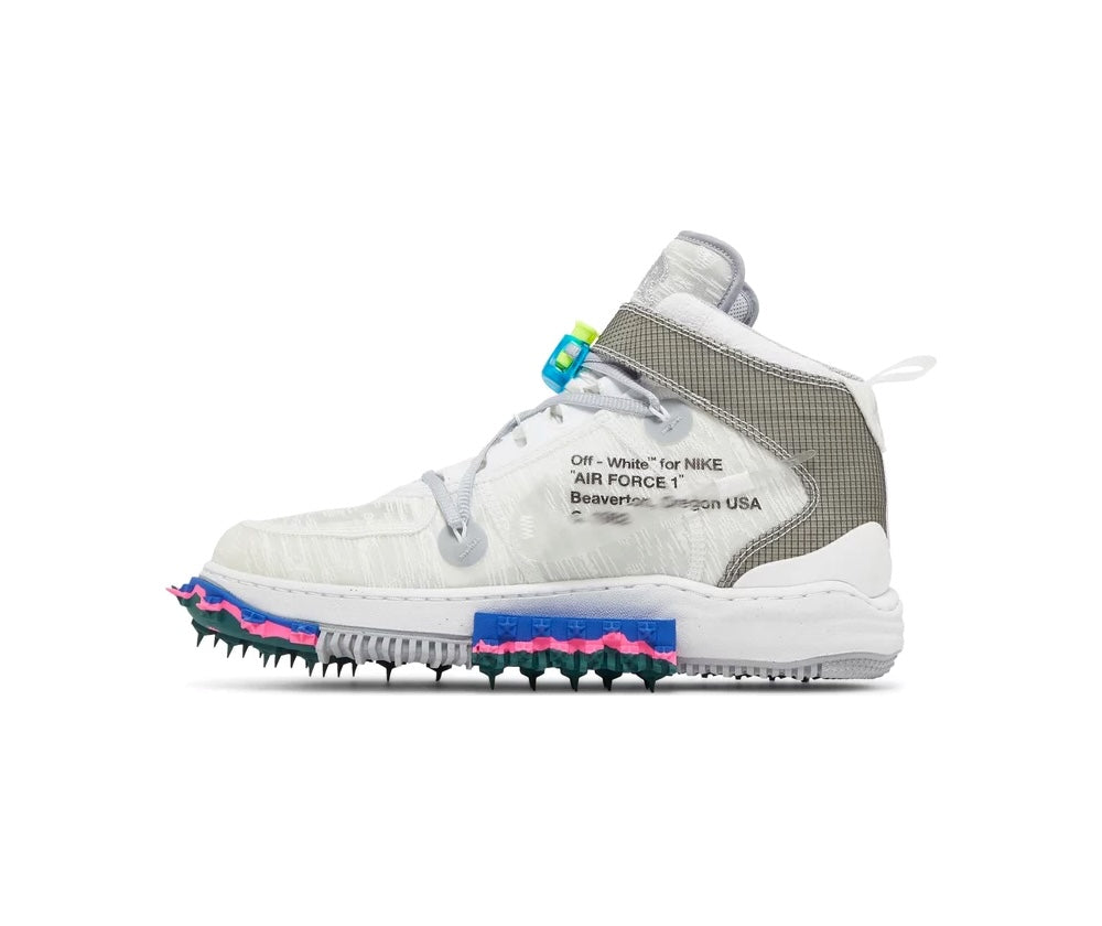 أوف وايت × إير فورس 1 ميد وايت