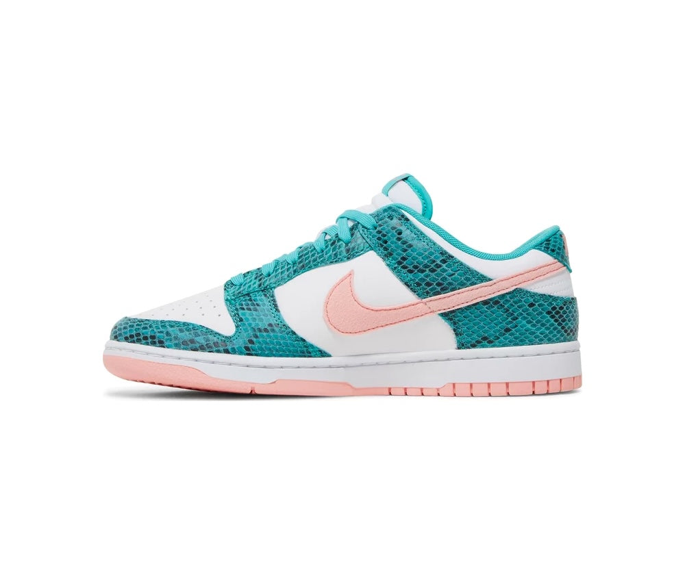 Nike Dunk Low Washed Teal Snakeskin