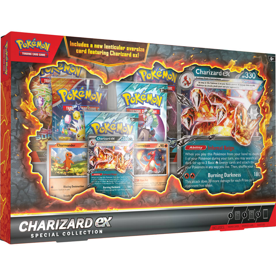 Pokémon TCG Charizard ex Special Collection – Exclusieve Promokaarten & Boosters, Live Rip & Ship
