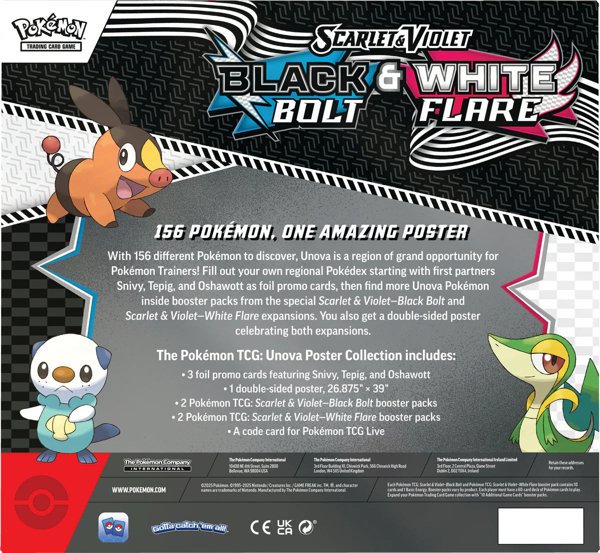 ⚡🔥 Pokémon Scarlet & Violet: Black Bolt & White Flare – Poster Collection, Live Rip & Ship🔥⚡