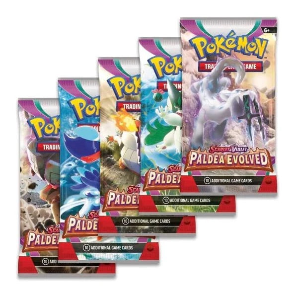🌊 Pokémon Paldea Evolved Booster Pack – Live Rip & Ship 🌊