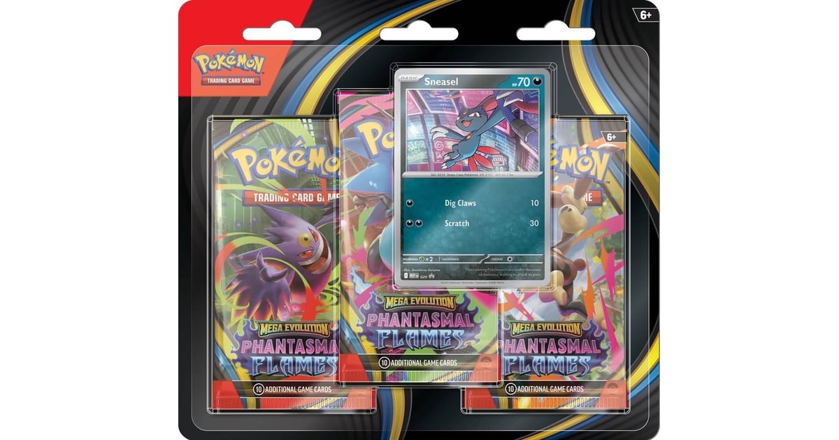⚡ Pokémon TCG: Mega Evolution – Phantasmal Flames 3-Pack Blister ⚡ Live Rip and Ship Edition ⚔️