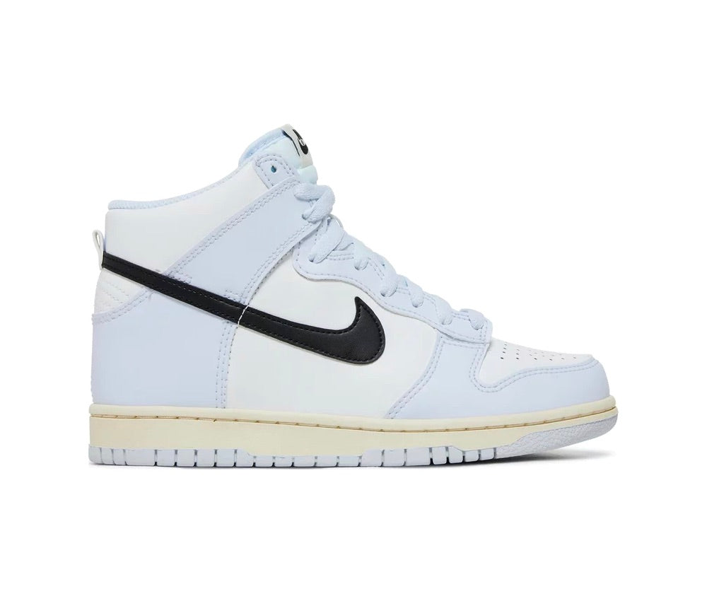 Dunk High Aluminum Black Swoosh