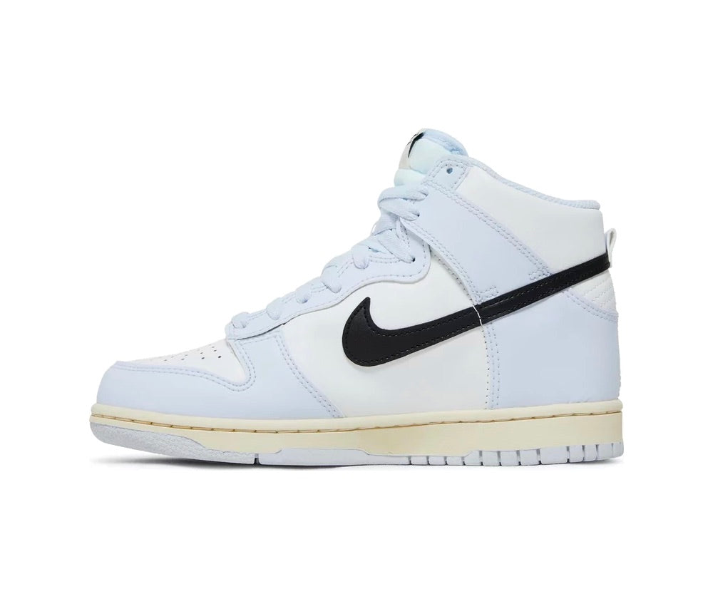 Dunk High Aluminum Black Swoosh