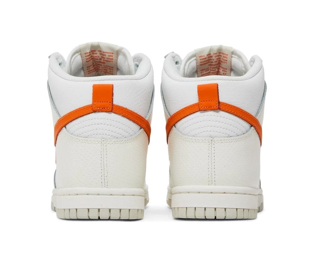 Nike Dunk High White Magma Orange