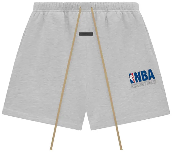 Fear of God Essentials x NBA Shorts - Light Heather