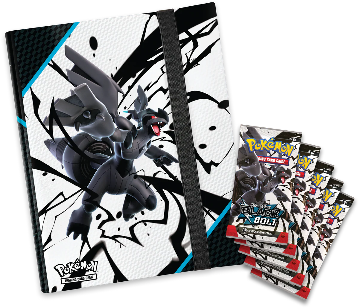 ⚡🖤 Pokémon Scarlet & Violet: Black Bolt – Binder Collection, Live Rip & Ship 🖤⚡
