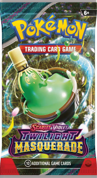 🎭 Pokémon Twilight Masquerade Booster Pack – Live Rip & Ship 🎭