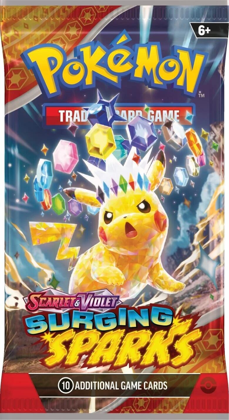 ⚡️ Pokémon Surging Sparks Booster Pack – Live Rip & Ship ⚡️