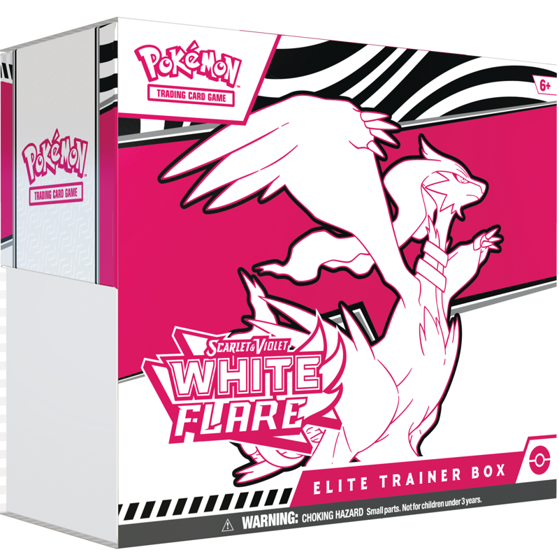 🔥🐉 Pokémon Scarlet & Violet: White Flare – Elite Trainer Box, Live Rip & Ship 🔥🐉